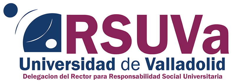 Logotipo de la Delegadión del Rector para la RSU de la Universidad de Valladolid