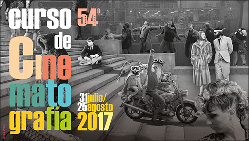 Cartel del 54 Curso de Cinematografía de la Universidad de Valladolid
