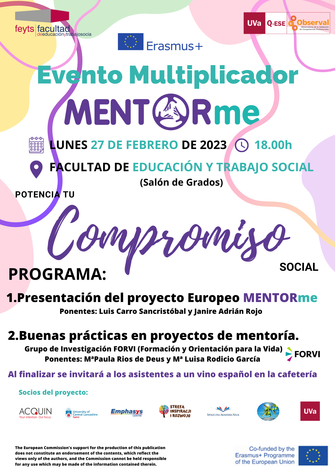Cartel anunciador del evento